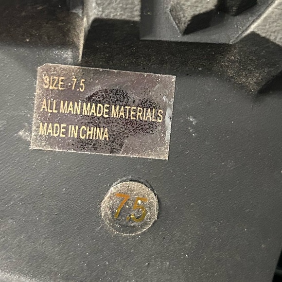 Lulus Chunky Black Chelsea Ankle Platform Boots Size 7.5 - Picture 8 of 9